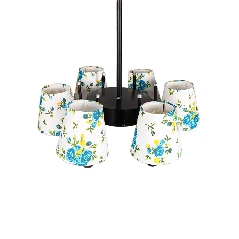 Blue Fleur Conical Viya Ceiling Lamp media 3