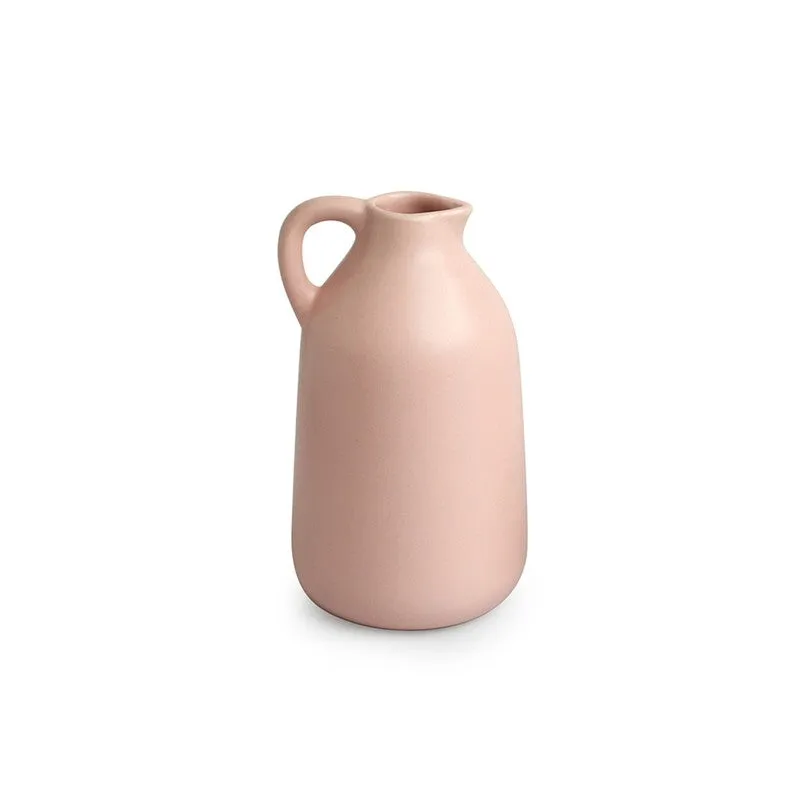 Seren Ceramic Vase - Pink media 3