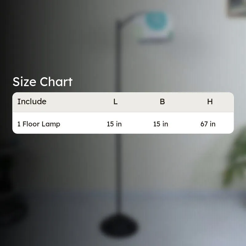 Akari Printed Arched Iron Floor Lamp media 4