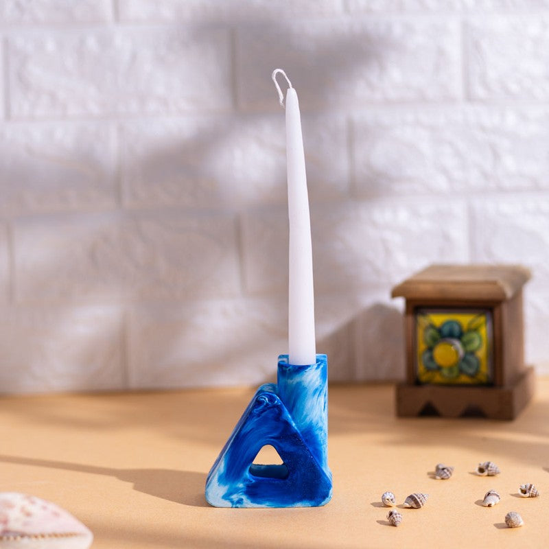 Trimney Candle Holder - Blue
