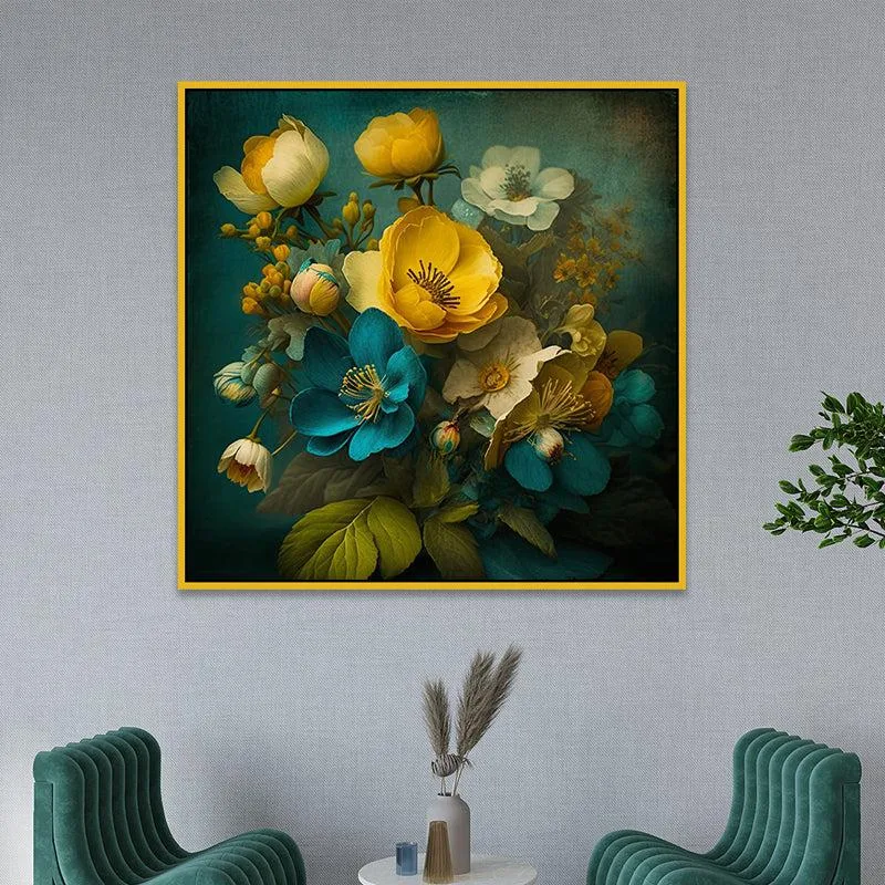 Fresh Blooms Wall Painting media 3