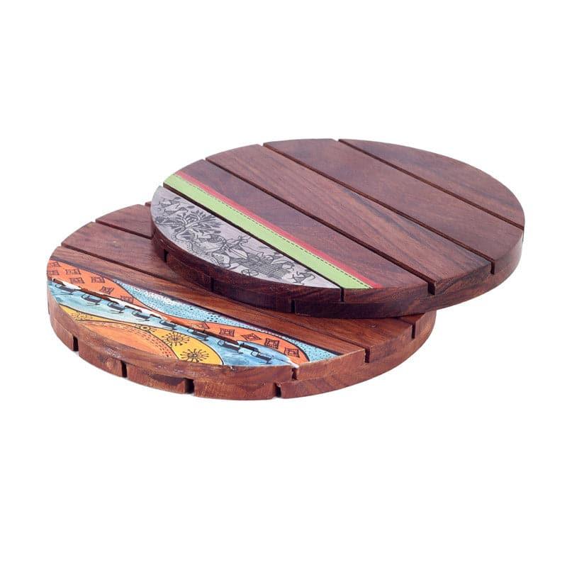 Shonala Wooden Trivet - Set Of Two media 4