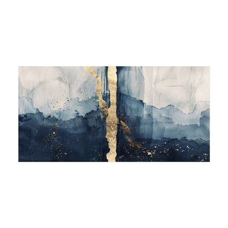 Azure Gold Fusion Wall Painting media 4
