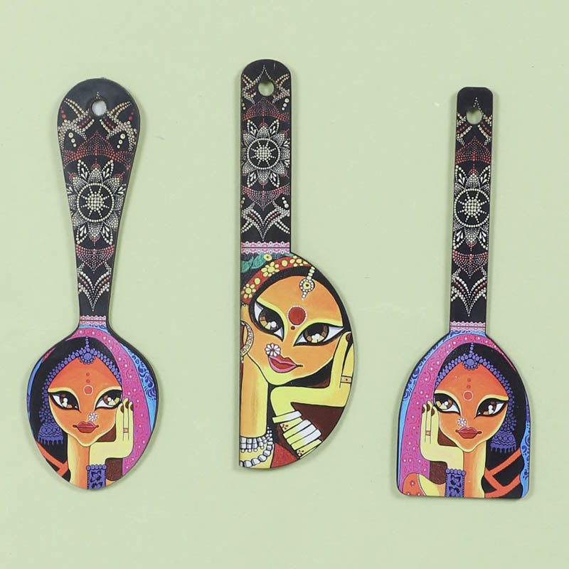 Folk Beauty MDF Wall Accent - Set Of Three media 3