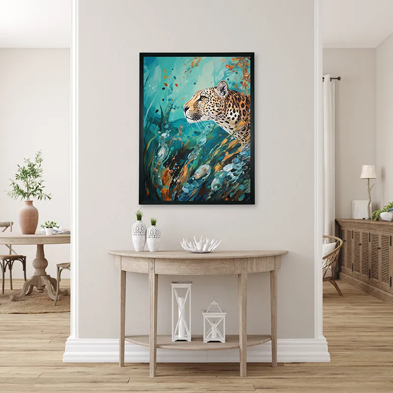 Leopard Lace Canvas Wall Art media 4