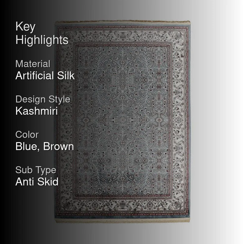 Kashrin Art Silk Carpet media 2