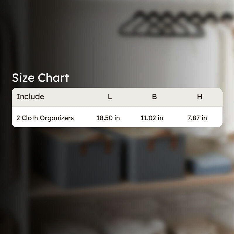 Laxis HomeSort Cloth Organizer - Set Of Two media 9