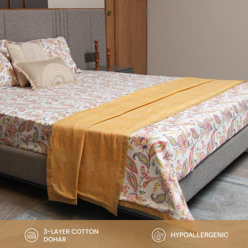 Urban Space Iris Reversible Dohar (Pink) - 150 GSM media 6