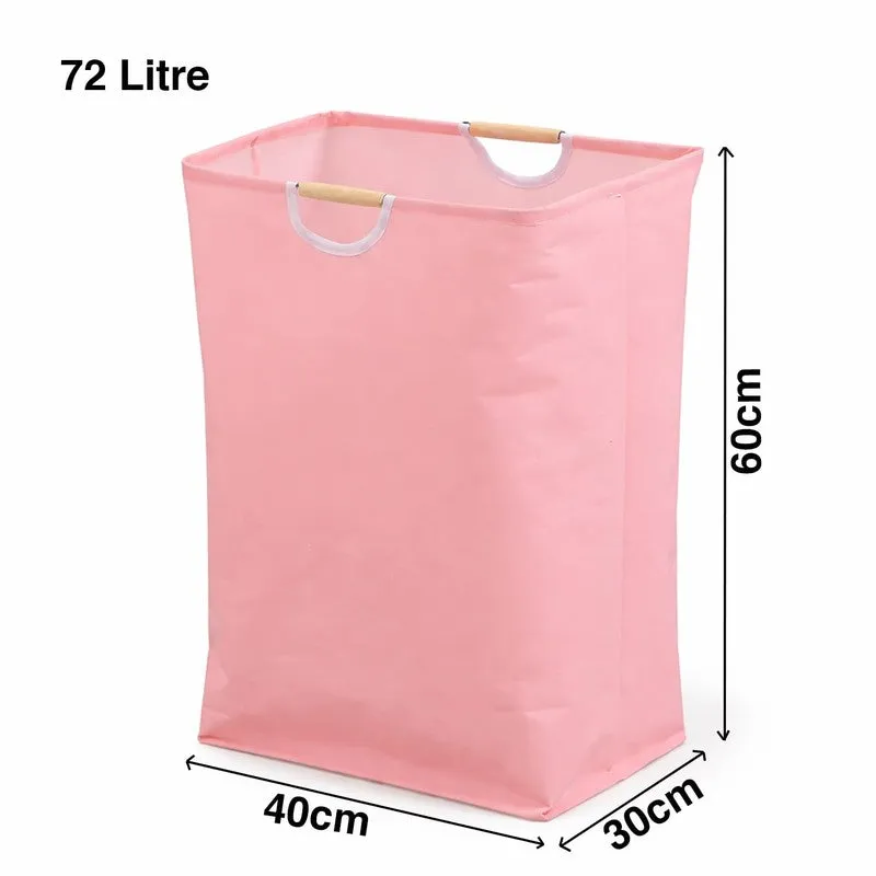 Soft Stack Laundry Basket - Pink media 5