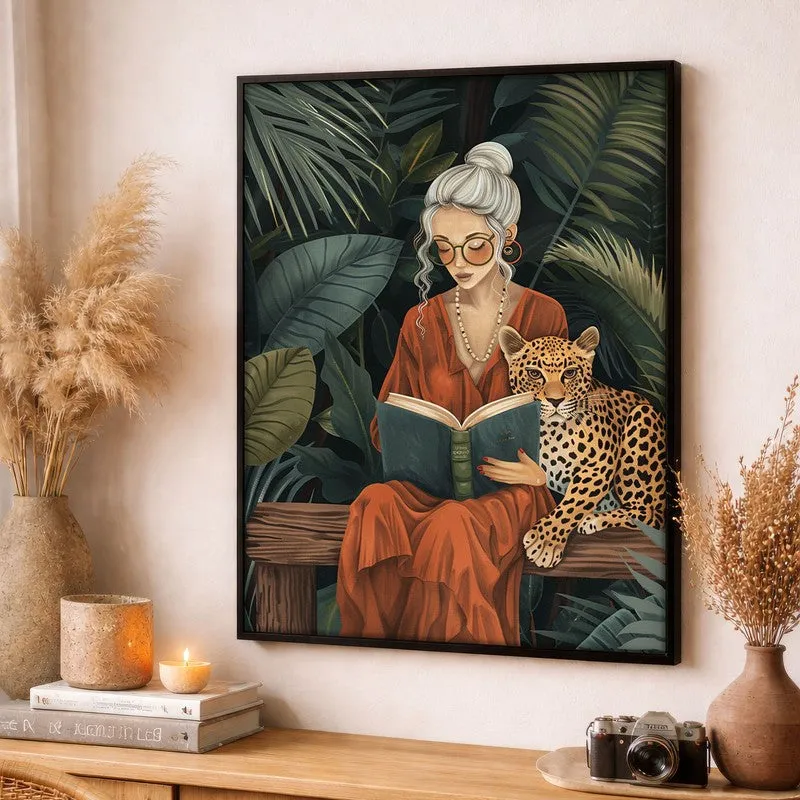 Forest Folio Canvas Wall Painting - Black Frame media 3