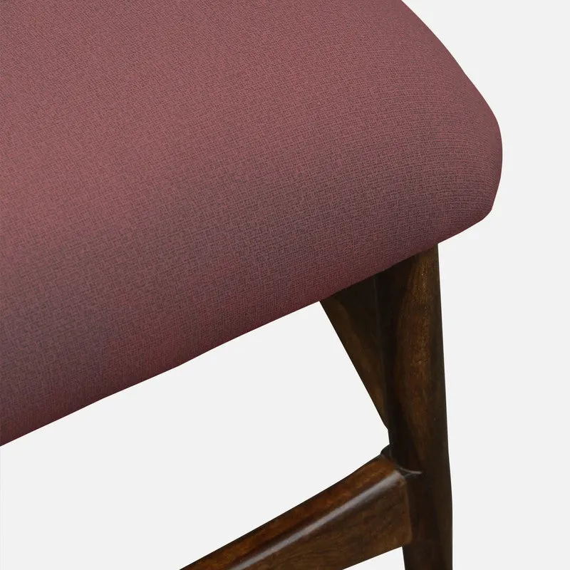 Racknest Rose Wood Accent Chair - Pink media 9