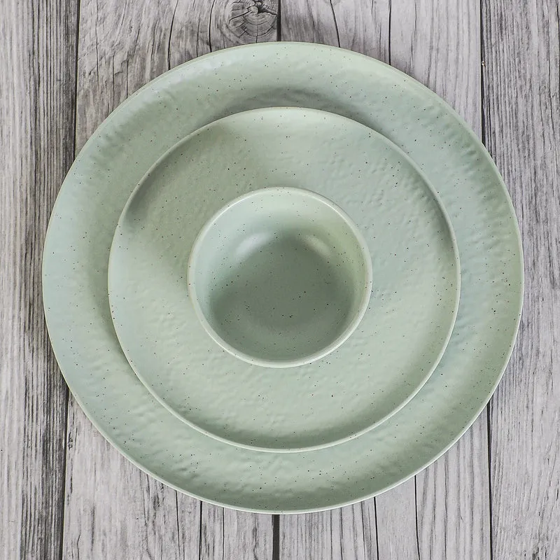 Dotura Melamine Dinner Set (Green) - 24 Piece Set media 4