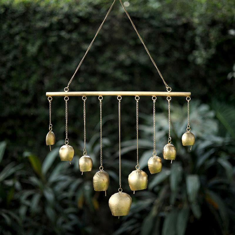 Metal Golden Hanging Bells media 3