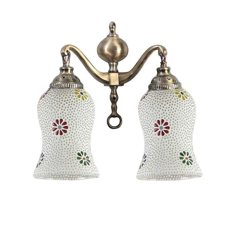 Suprakasha Metal Mosaic Wall Lamp media 6
