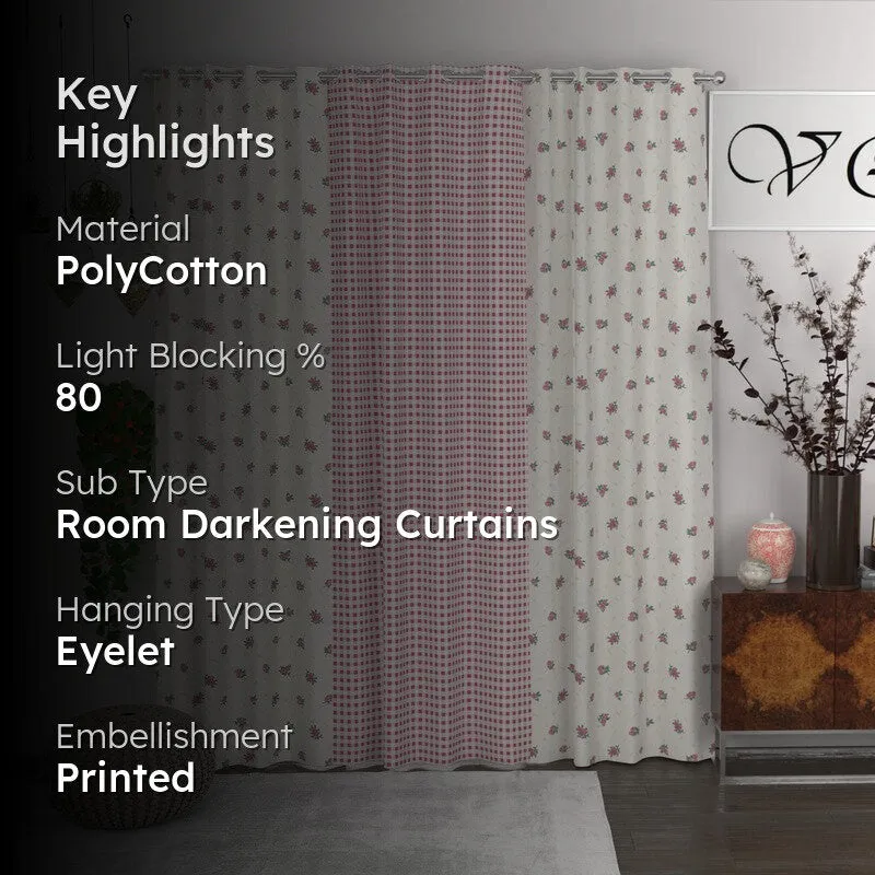 Petal Radiance Haven Curtains - Set of Three media 2