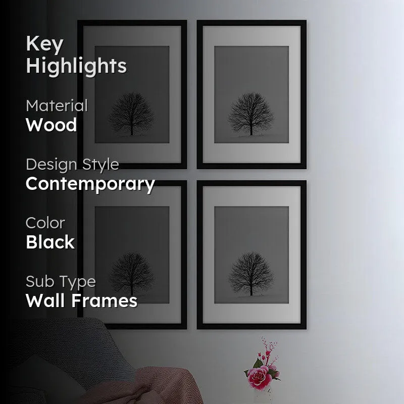 Zelena Wooden Photo Frame - Set of Four media 2