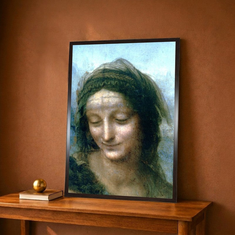 Virgin And Child With St Anne Canvas Wall Painting - 12 x 18 Inches