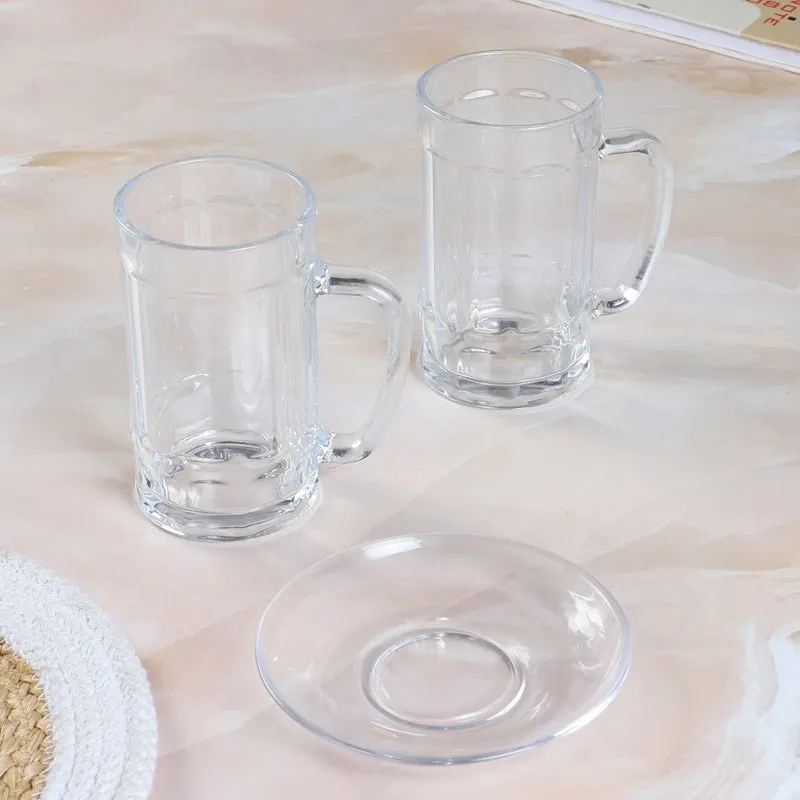 Yasha (400 ML) Beer Glass & Snack Plate Combo - Three Piece Set media 6
