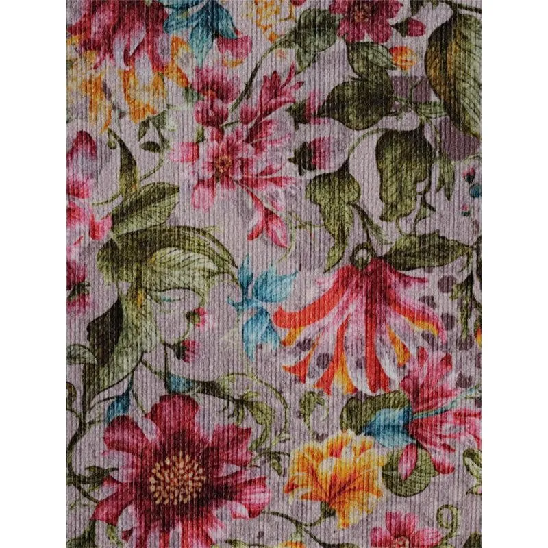 Sumaya Floral Polyester Carpet - Pink media 4