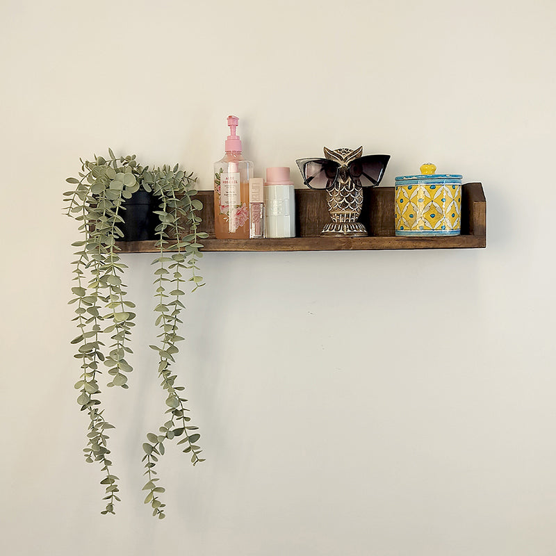 Crestia Wooden Wall Shelf Organiser media 3