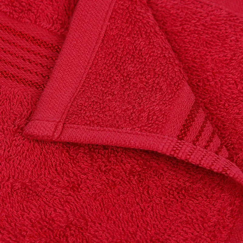 Bodil Face Towel (Red) - Set Of Eight media 6
