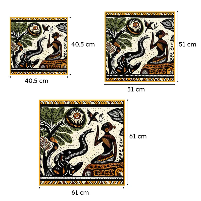 Tribal Dreams Canvas Wall Art With Frame media 6