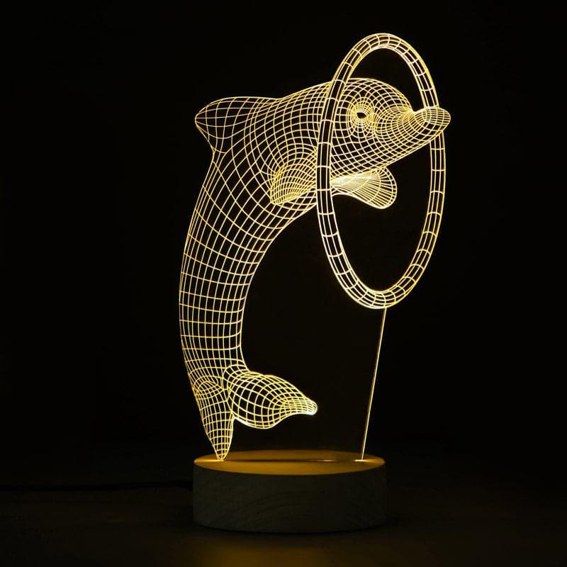 Dolhin Play Luminance LED Acrylic Table Lamp media 3