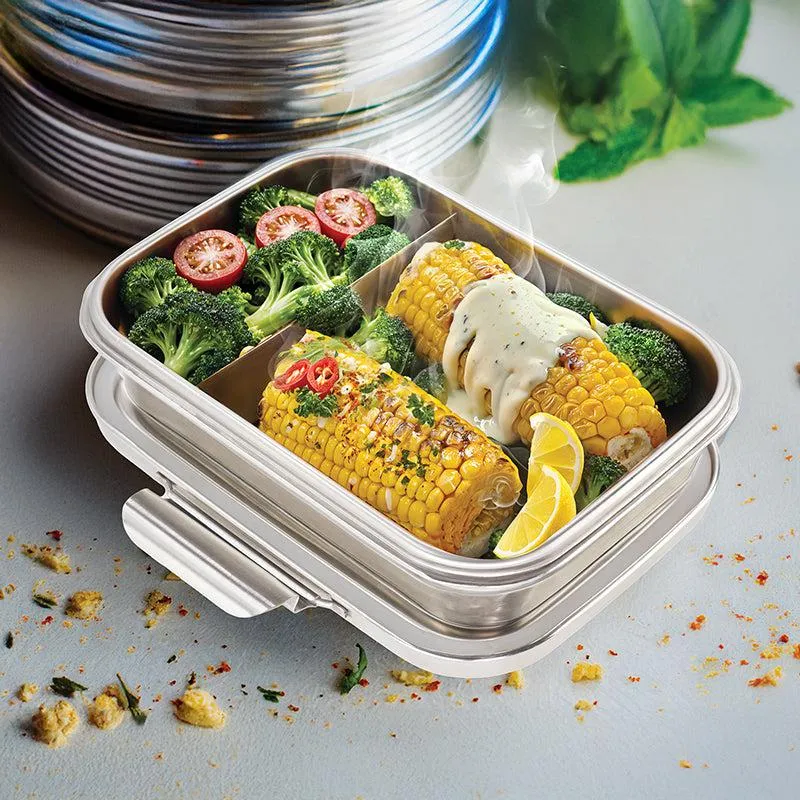 Dura Pack Stainless Steel Oven Safe Tiffin Box - 850 mL media 3