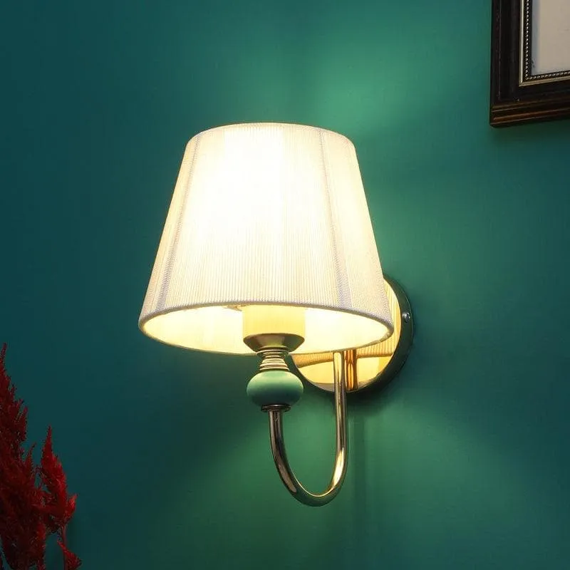 Keegan Fabric & Metal Wall Lamp media 4