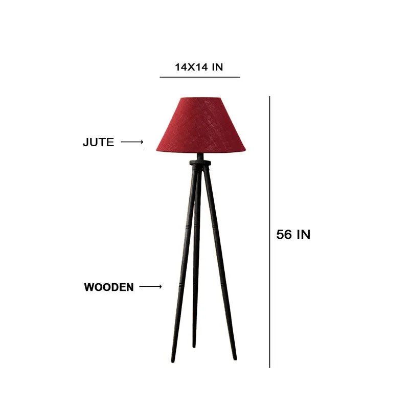TriElite Conical Floor Lamp (Maroon) media 6