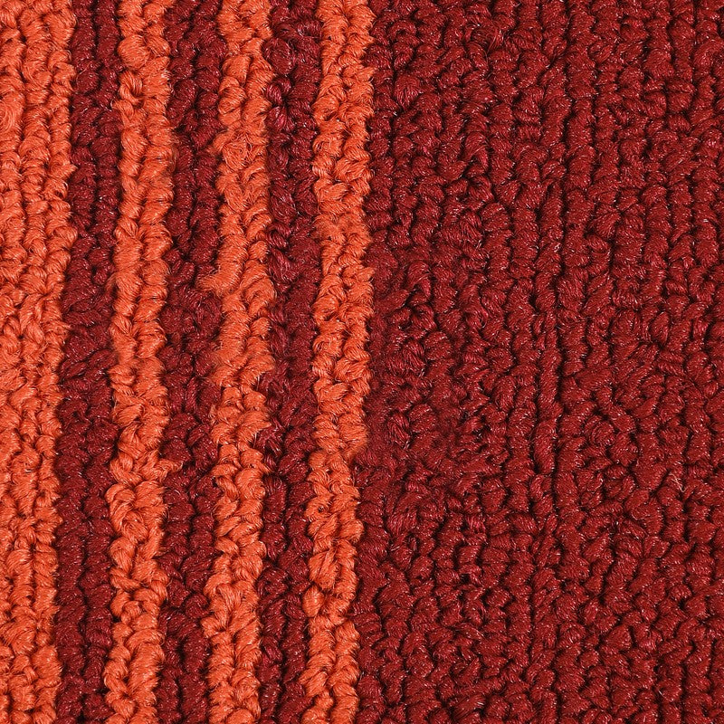 Stripe Haven Kitchen Floor Mats (Red) - Set of Two media 4