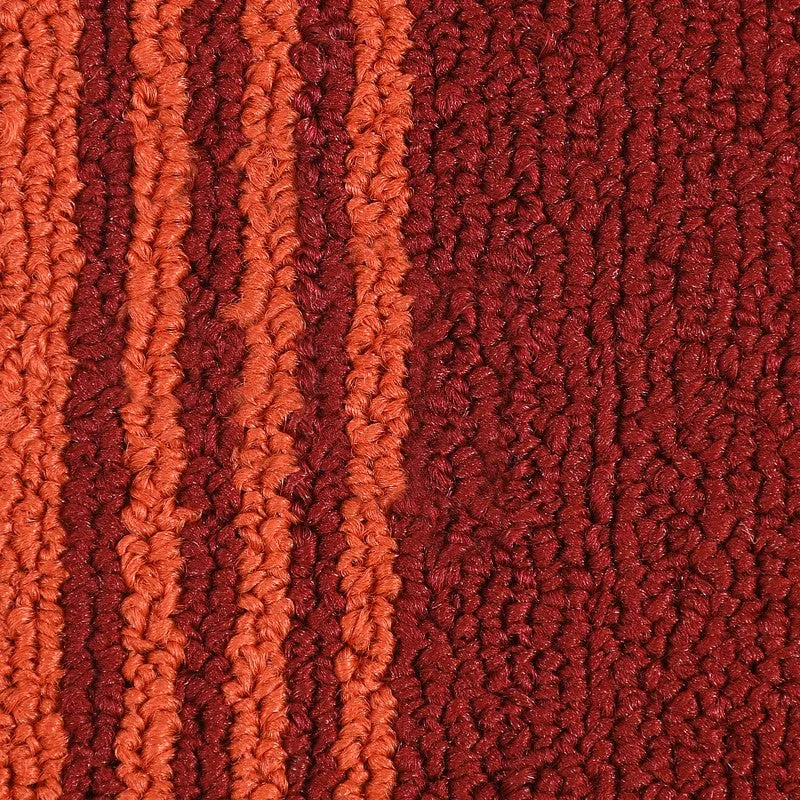 Stripe Haven Kitchen Floor Mats (Red) - Set of Two media 4