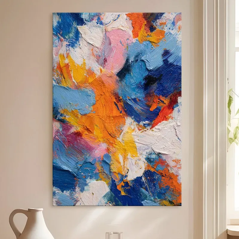 Abstract Color Fusion Canvas Wall Art media 4
