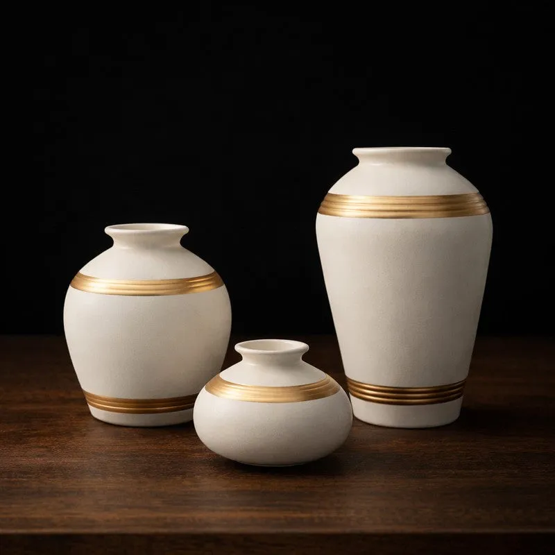 Silhouette Ceramic Vase - Set of Three media 6