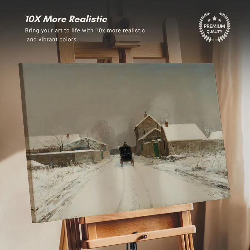 Winter Village Wood Wall Art media 7