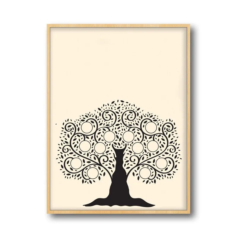 Shilpa Tharu Archival Paper Wall Art - Natural Brown Frame media 5