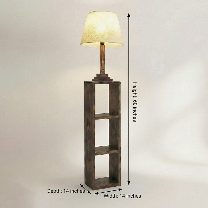 Deluzio Shelf Floor Lamp media 9