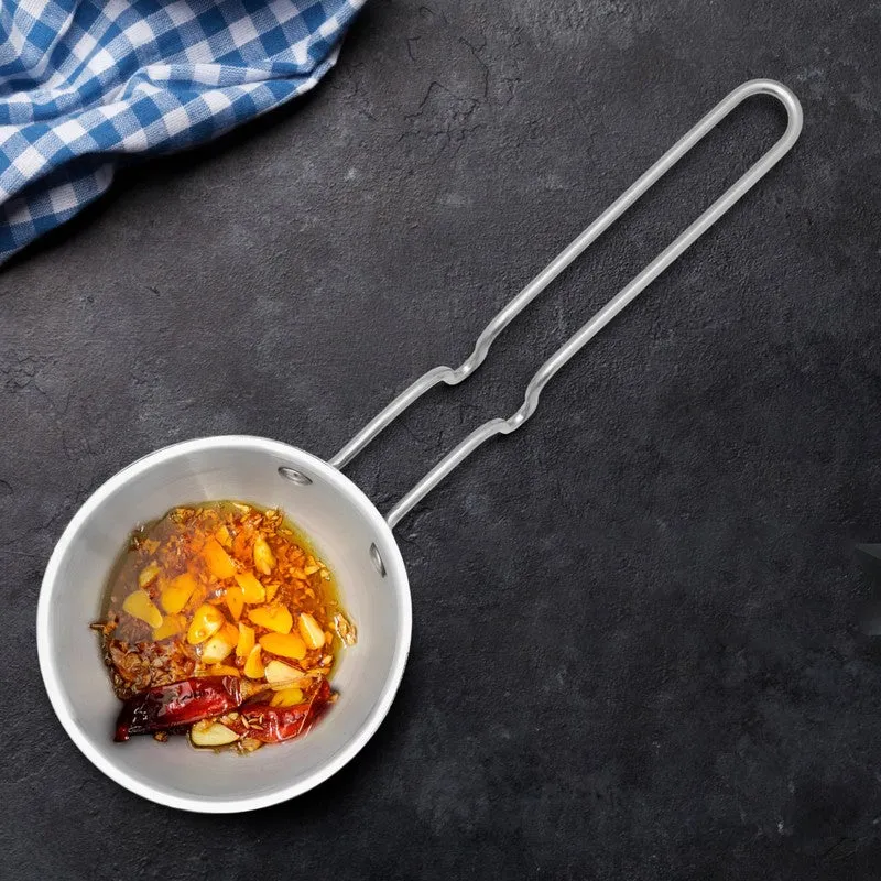 Swad Stainless Steel Tadka Pan - 320 ML media 4