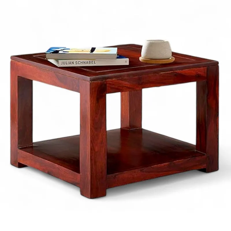 Frixon Sheesham Wooden Center Table - Deep Brown media 6