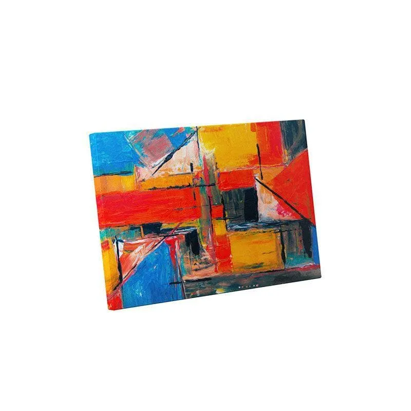 Abstract Square boxes Canvas Painting - Gallery Wrap media 3
