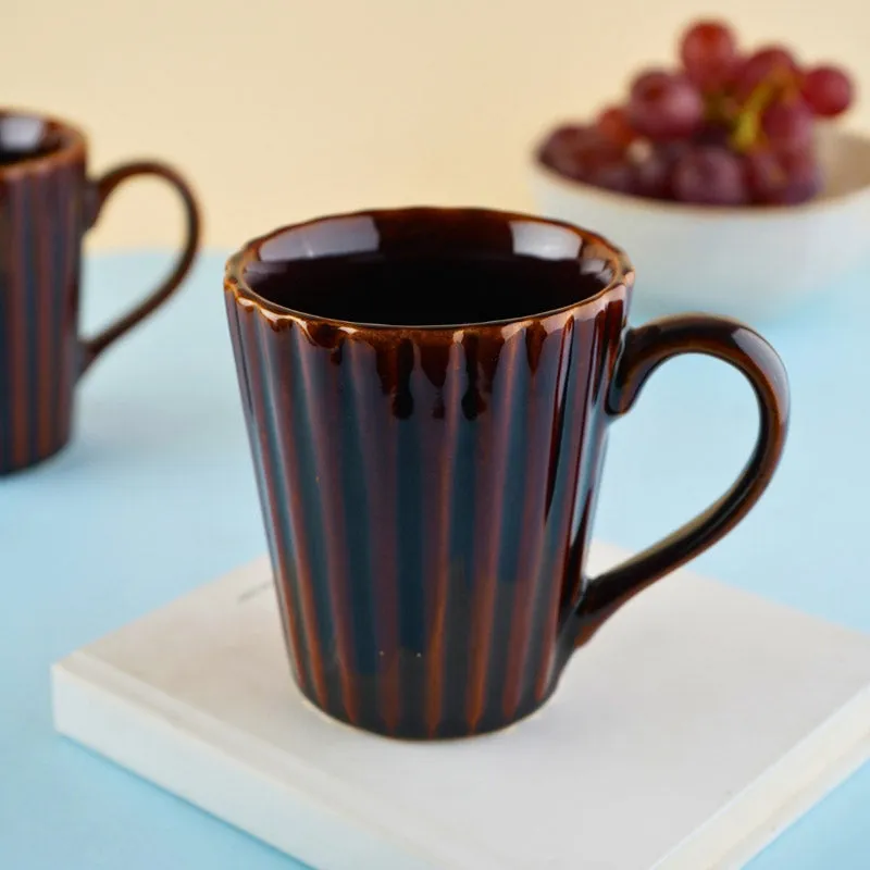 Listo Ceramic Coffee Mug (250 mL Each) - Set of Six media 1