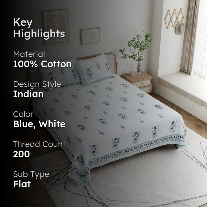 PushpVani Cotton Bedsheet - 200 TC media 2