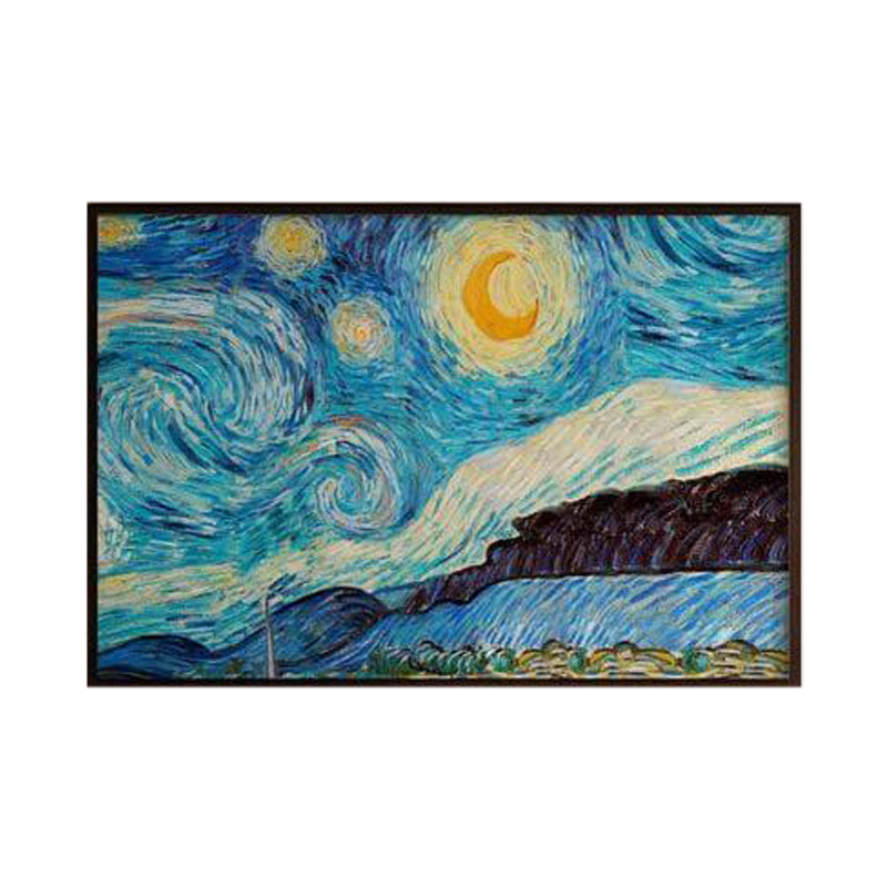 Starry Night By Vincent Van Gogh - Black Frame media 6