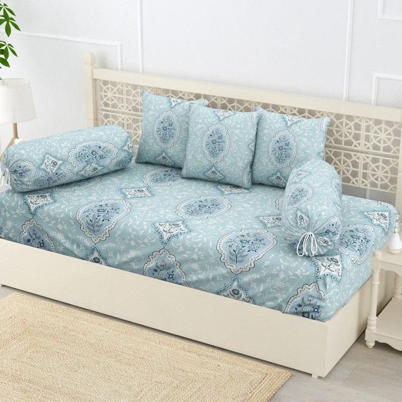 Selviera Ethnic Cotton Diwan Set - Six Piece Set media 1