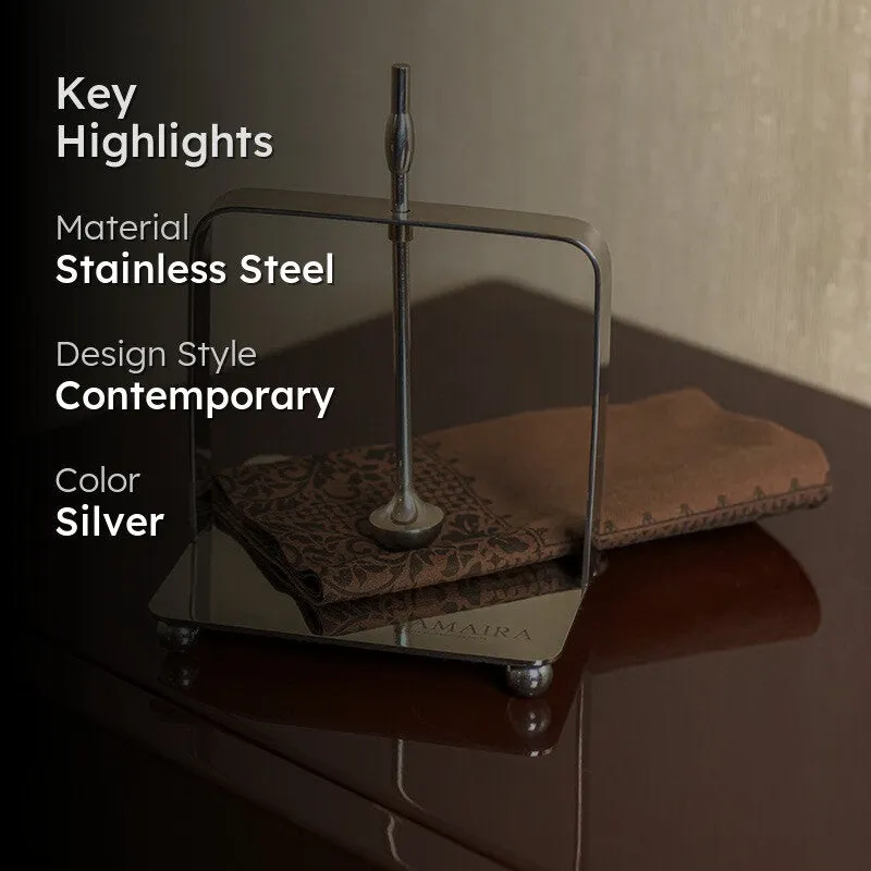 Cloth Grip Stainless Steel Tissue Holder media 2