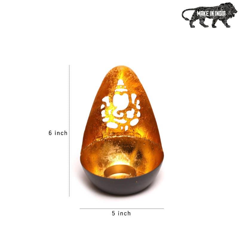 Ganesha Votive Tealight Holder media 6