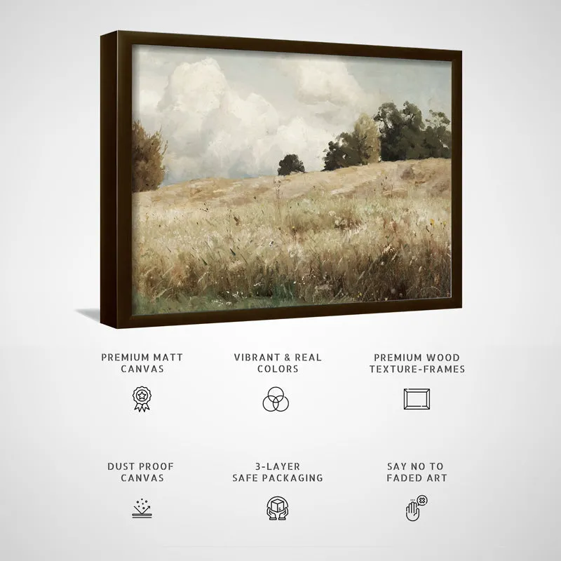 Rustic Glades Wood Wall Art With Frame - Black media 5