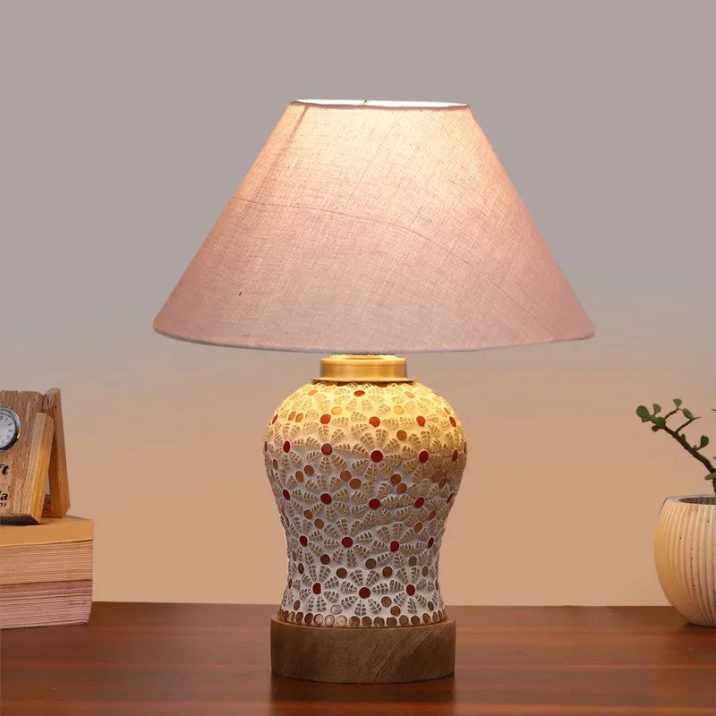 Wevon Wooden Table Lamp - Multicolor media 3