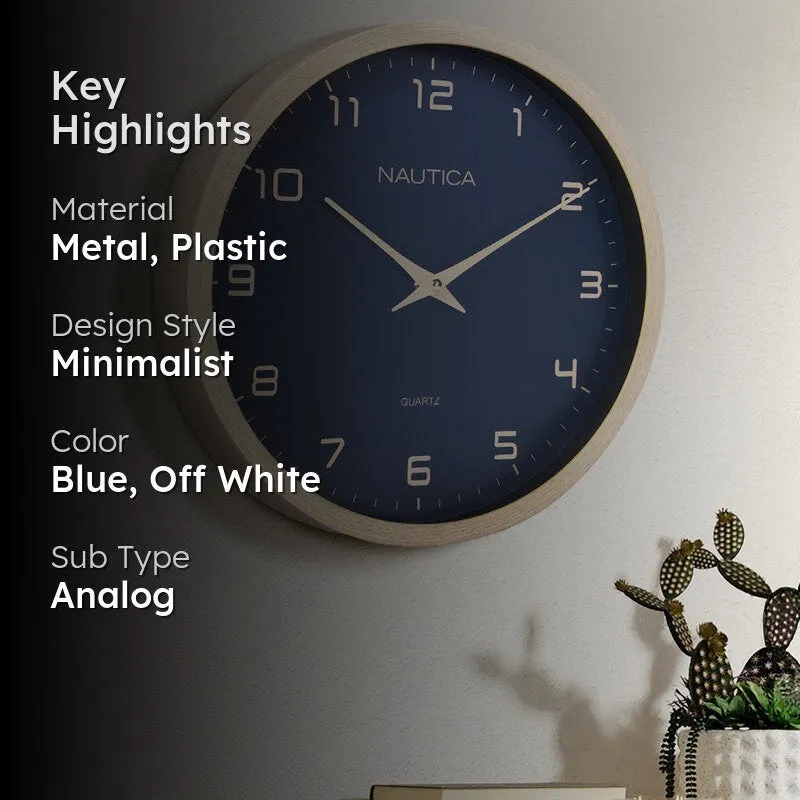 Velden Analog Wall Clock - Blue media 2