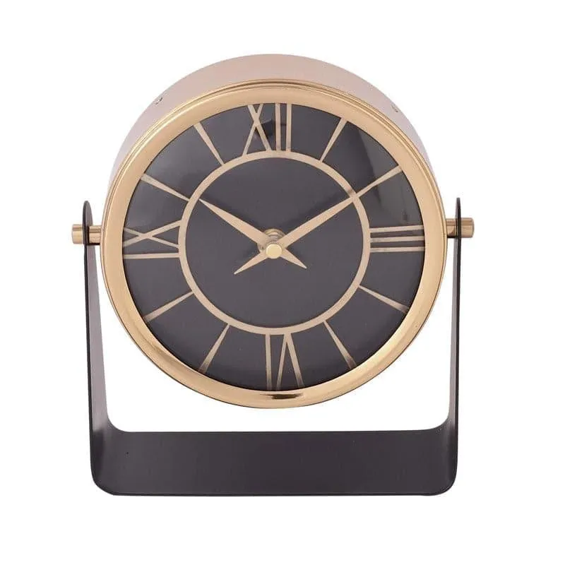 Spartacus Table Clock - Gold media 4